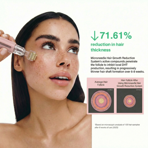 Microneedle Hair Growth Reduction System